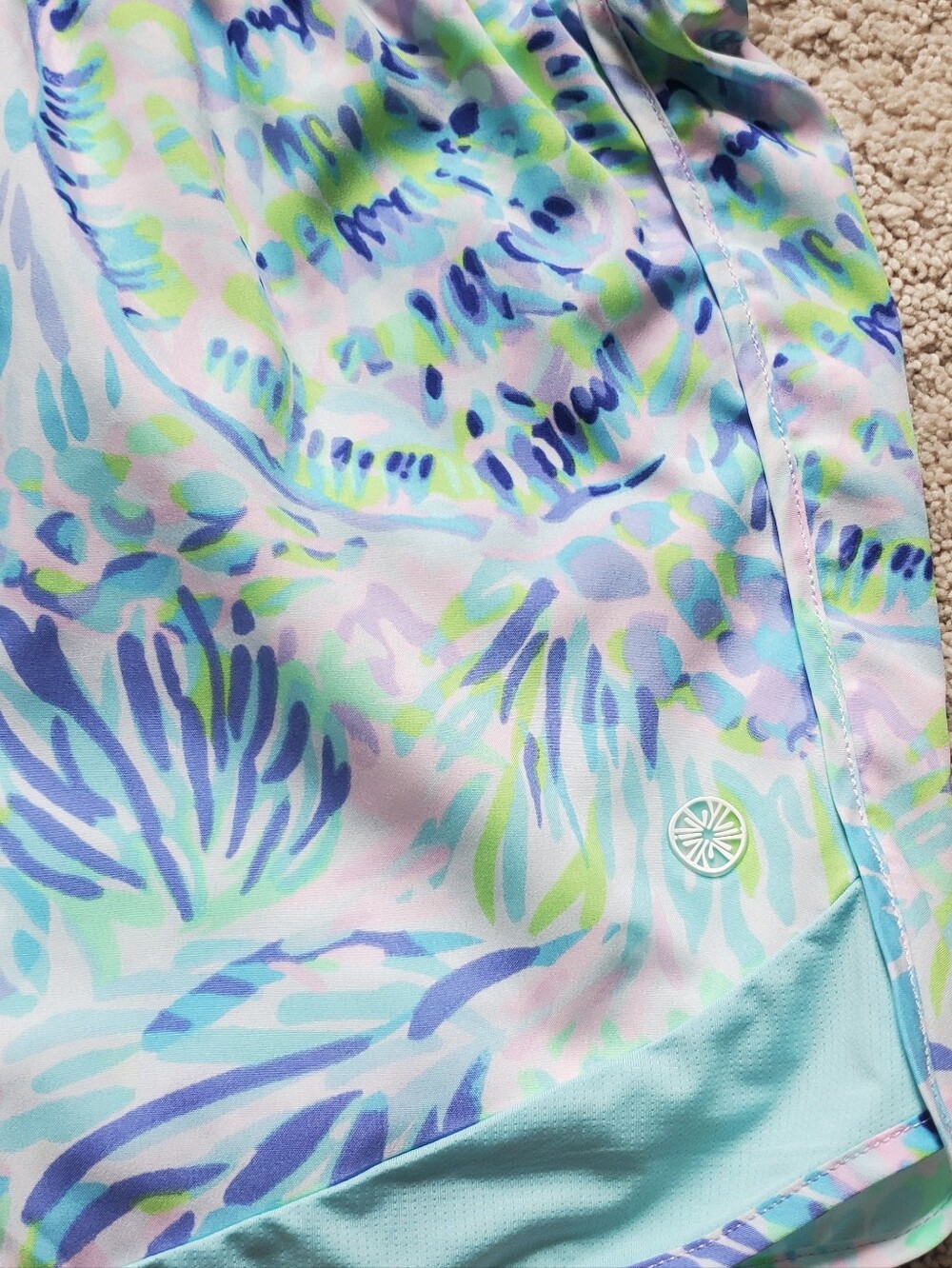 NWOT Lilly Pulitzer Luxletic Shorts Size XL - Picture 3 of 5